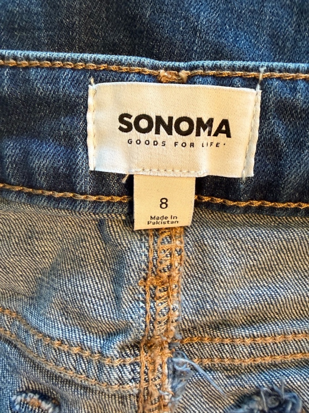 Sonoma Goods For Life Women’s Mid Rise Slim Ankle Jeans Size 8 - Picture 3 of 10